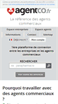 Mobile Screenshot of agent-co.fr