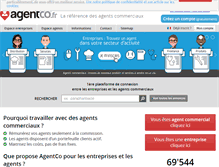 Tablet Screenshot of agent-co.fr